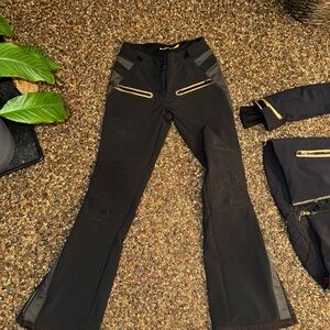Lole Black and Gold snow pants